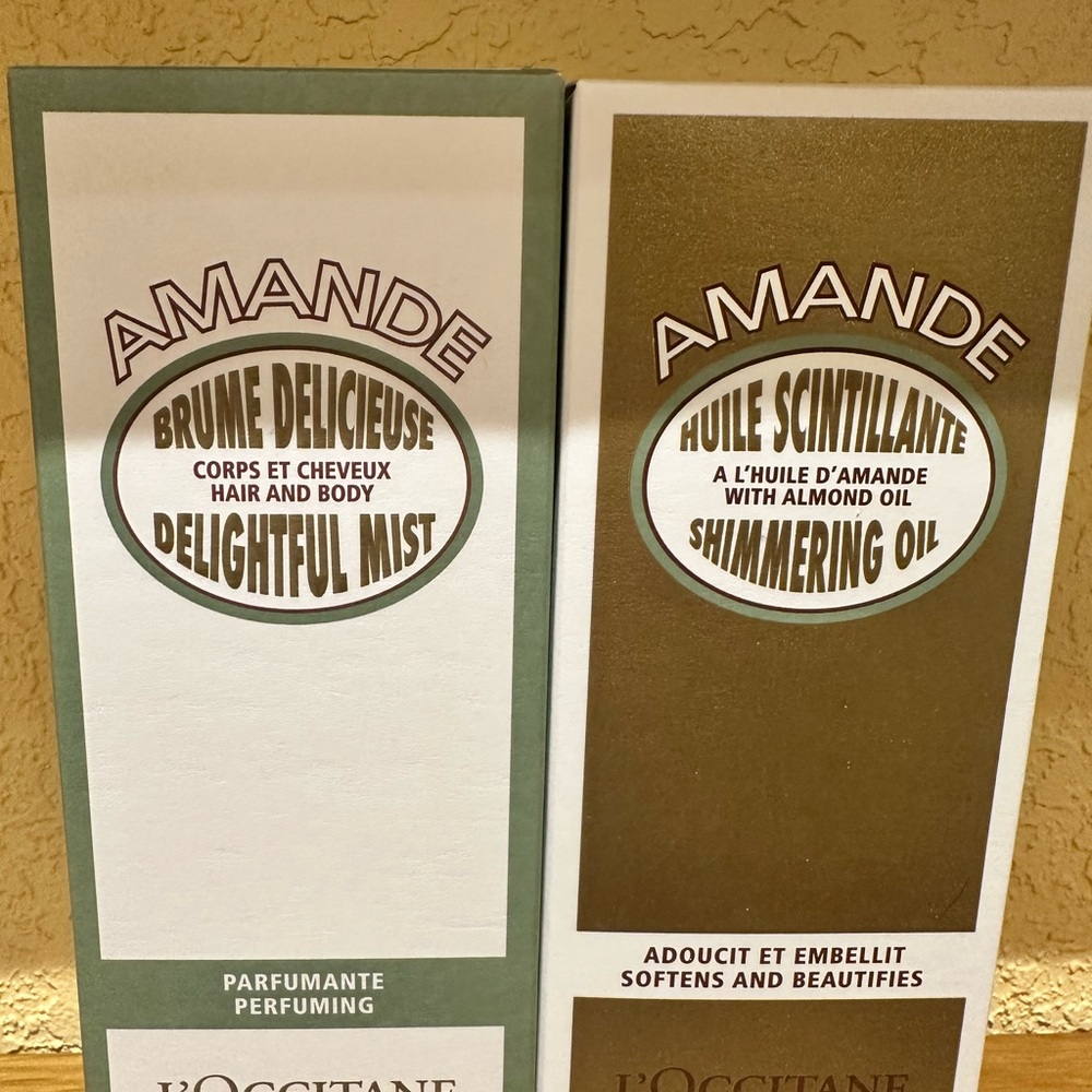 L'OCCITANE Shimmering oil and mist set